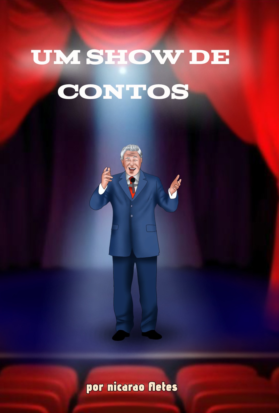 Capa do livro um show de contos